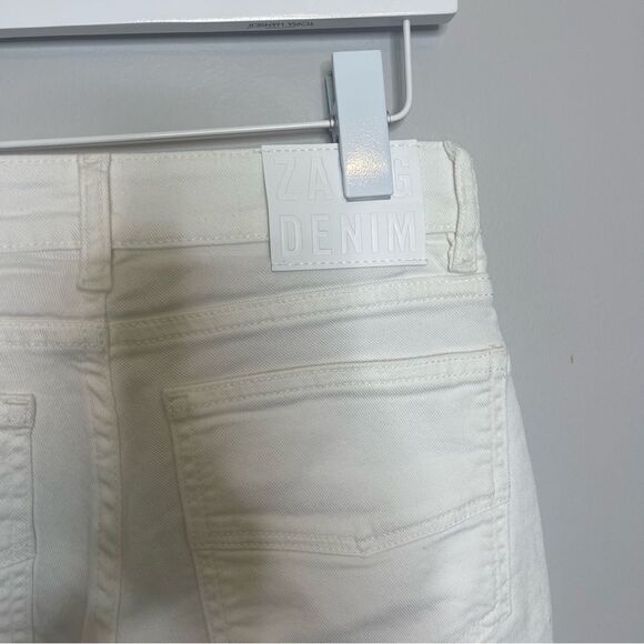 ZADIG & VOLTAIRE Ava White Denim Jeans New - Picture 10 of 11